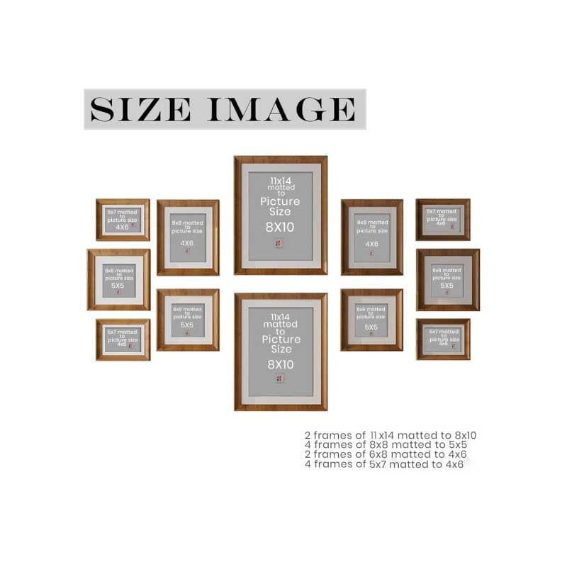 Buy Image Ensemble Wall Photo Frame - Set Of Twelve Photo Frames from Vaaree