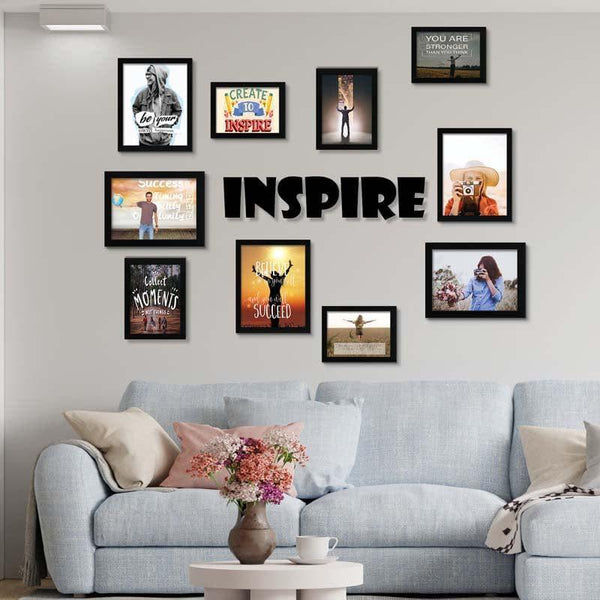 Buy Photo Frames - Inspire Photo Frame Collage - Set Of Ten at Vaaree online