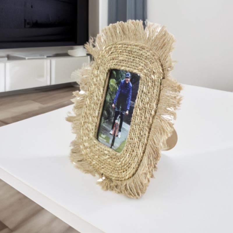 Buy Jute Frill Photo Frame Photo Frames from Vaaree