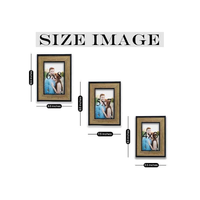 Buy Knots & Nostalgia Table Photo Frame - Set Of Three Photo Frames from Vaaree