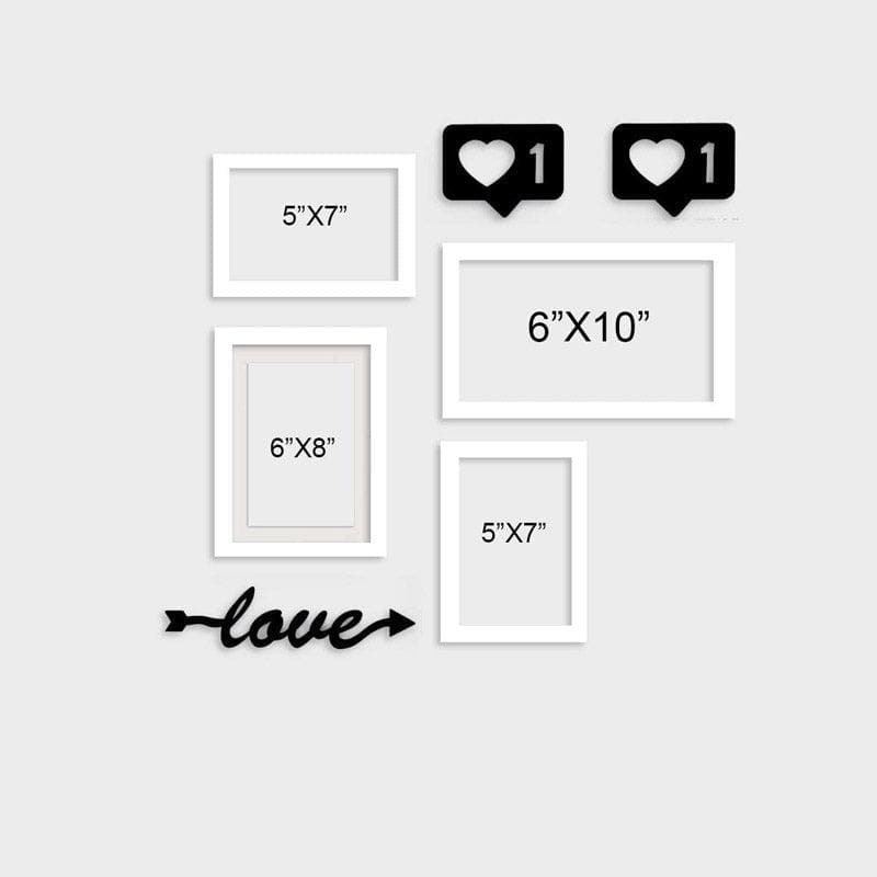 Buy Love Lens Photo Frame - Set Of Seven Photo Frames from Vaaree