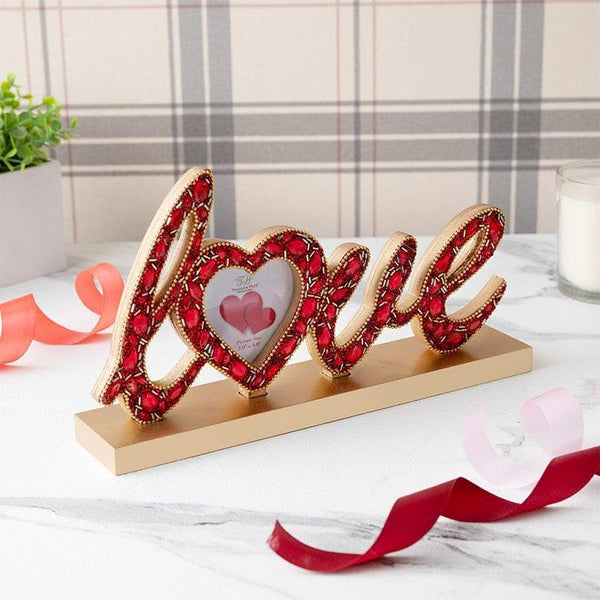 Buy Love Lyric Jeweled Photo Frame Photo Frames from Vaaree