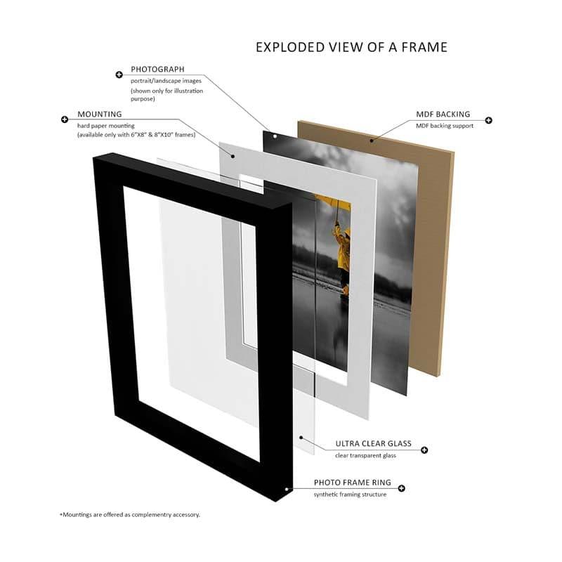 Photo Frames - Memory Lane Photo Frame Collage - Set Of Twelve