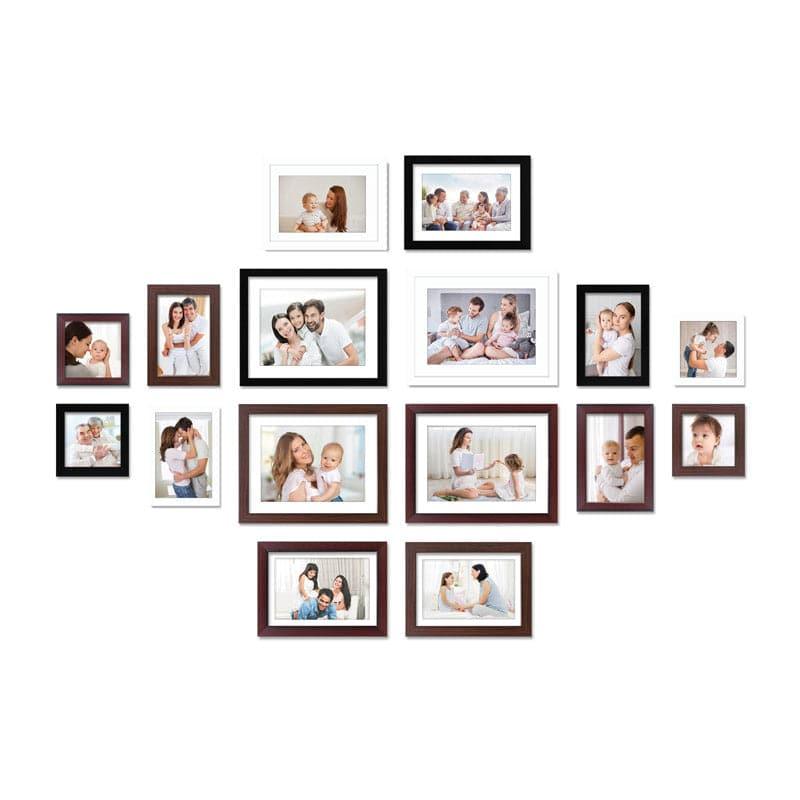 Buy Merry Moment Photo Frame - Set Of Sixteen Photo Frames from Vaaree