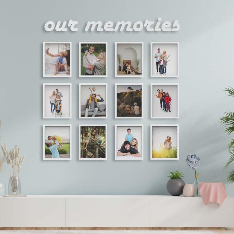 Buy Our Memories Photo Frame College - Set Of Twelve Photo Frames from Vaaree