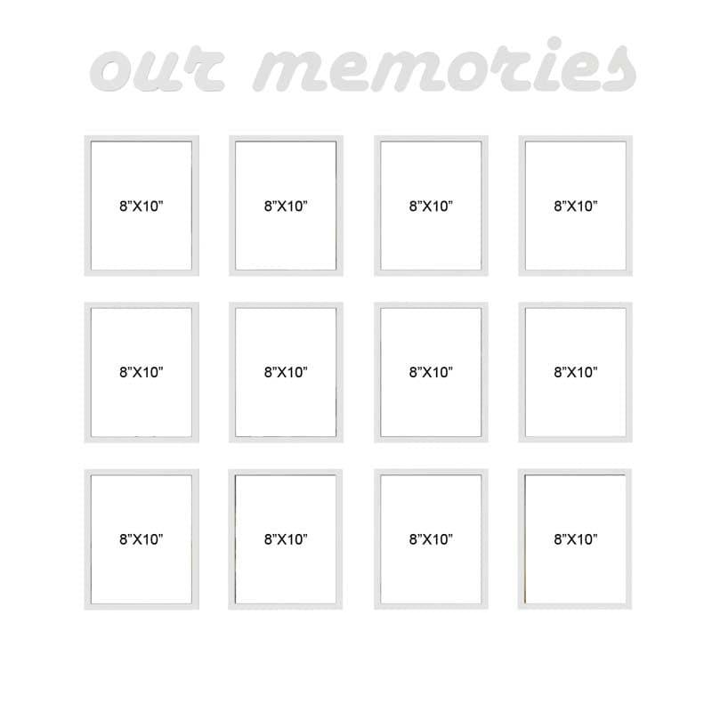 Buy Photo Frames - Our Memories Photo Frame College - Set Of Twelve at Vaaree online
