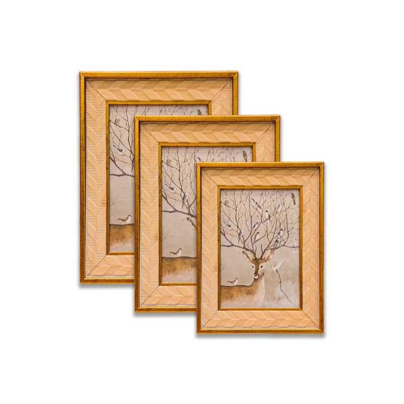 Buy Picture Perfect Pines Table Photo Frame - Set Of Three Photo Frames from Vaaree