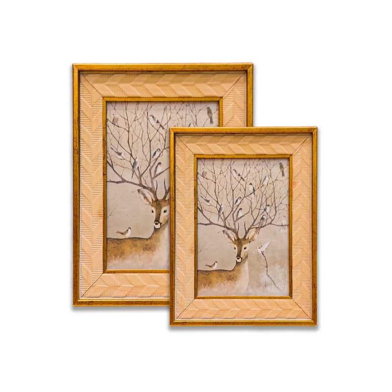 Buy Picture Perfect Pines Table Photo Frame - Set Of Two Photo Frames from Vaaree