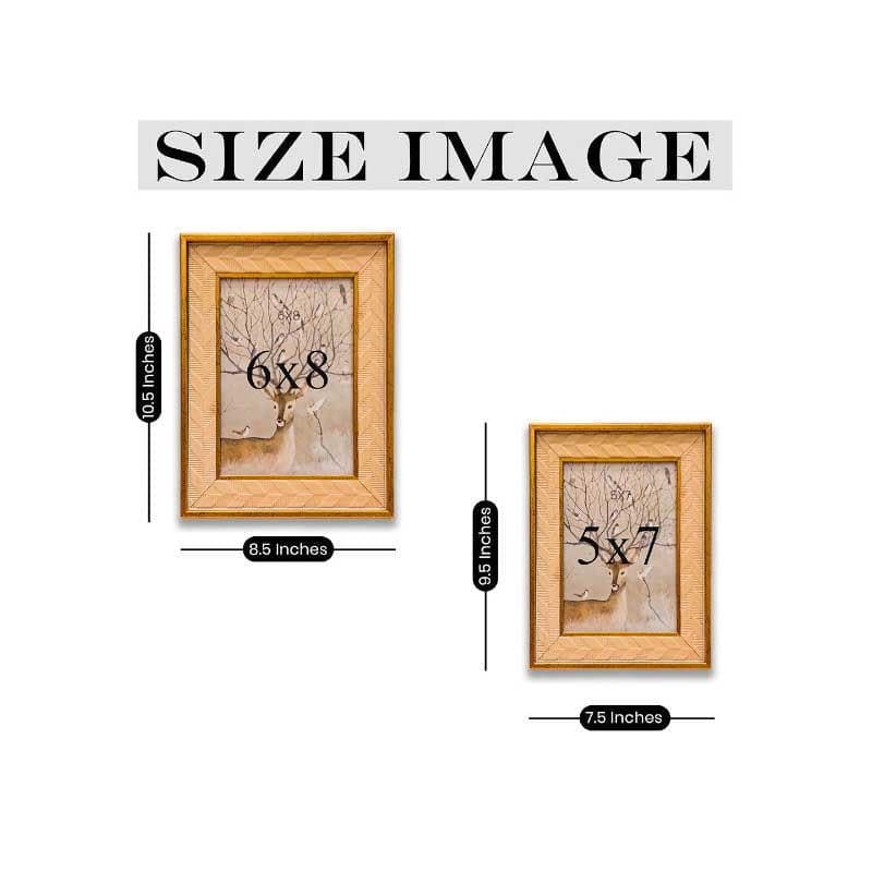 Buy Picture Perfect Pines Table Photo Frame - Set Of Two Photo Frames from Vaaree