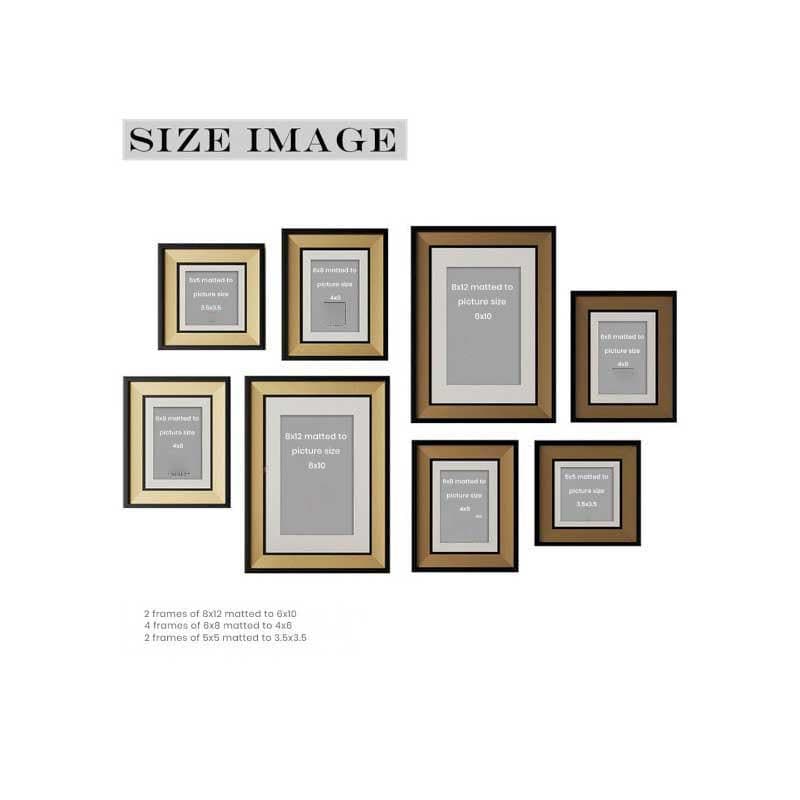 Buy Portrait Parade Wall Photo Frame - Set Of Eight Photo Frames from Vaaree