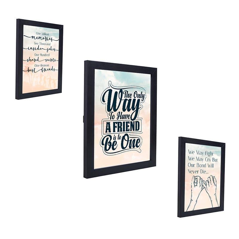 Buy Sanva Photo Frame - Set Of Three Photo Frames from Vaaree