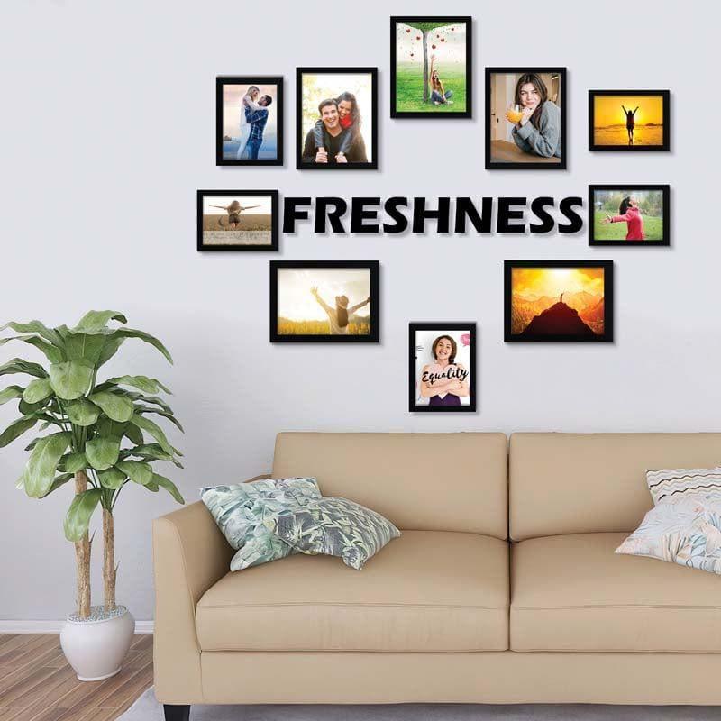 Buy Smiles Galore Photo Frame Collage - Set Of Ten Photo Frames from Vaaree