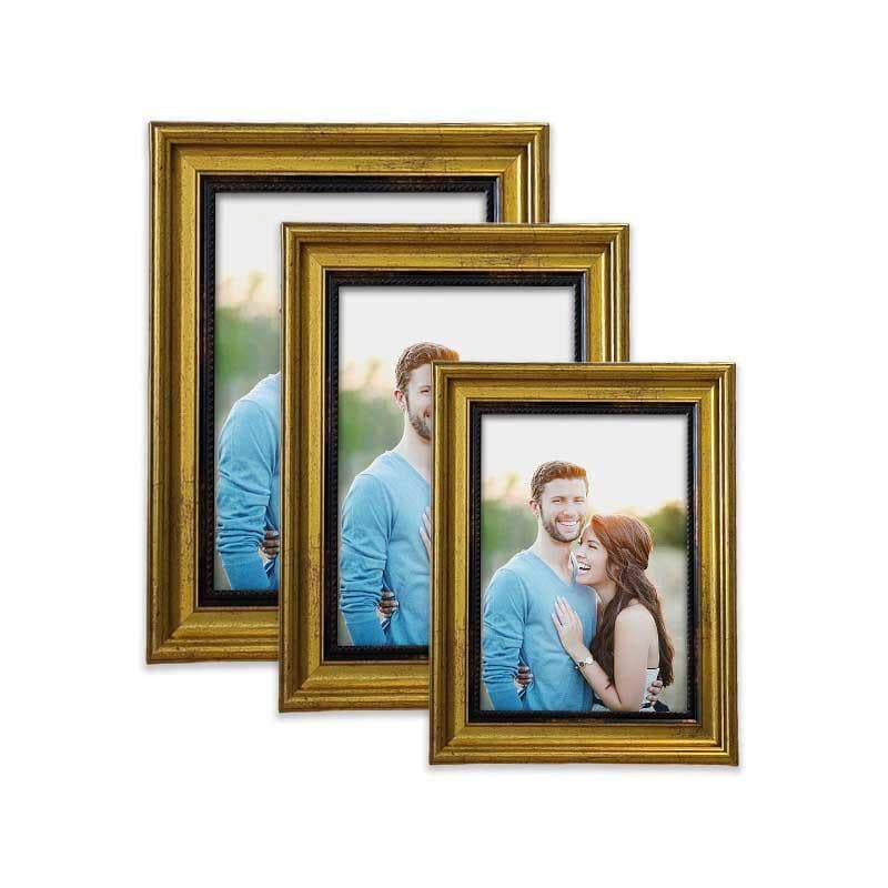 Buy Photo Frames - Timber Timepieces Table Photo Frame - Set Of Three at Vaaree online