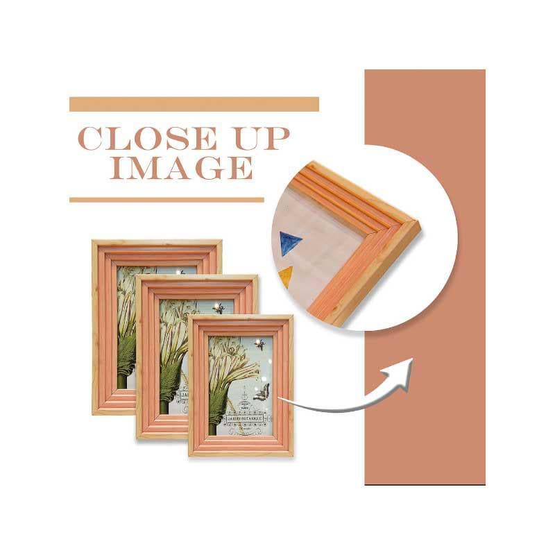 Photo Frames - Timber Treasures Table Photoframe - Set Of Three