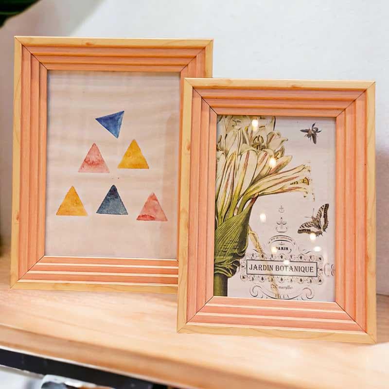 Photo Frames - Timber Treasures Table Photoframe - Set Of Two