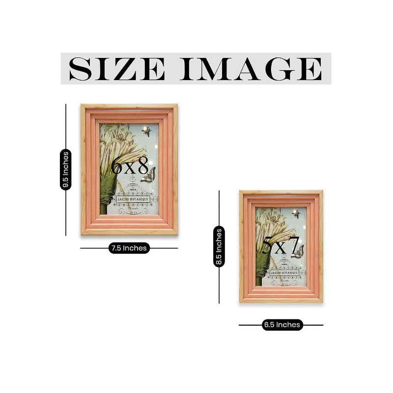 Photo Frames - Timber Treasures Table Photoframe - Set Of Two