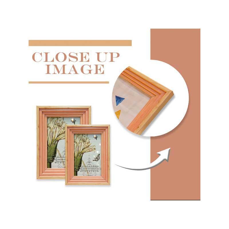 Photo Frames - Timber Treasures Table Photoframe - Set Of Two