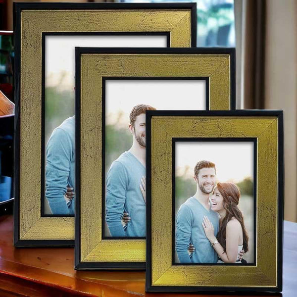 Photo Frames - Timber Trove Table Photo Frame- Set Of Three