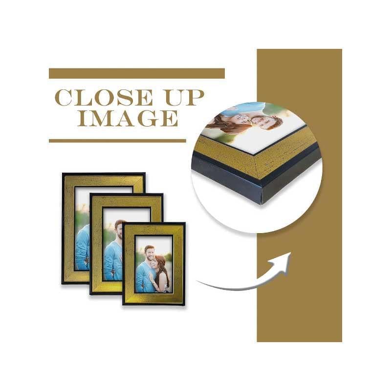 Photo Frames - Timber Trove Table Photo Frame- Set Of Three