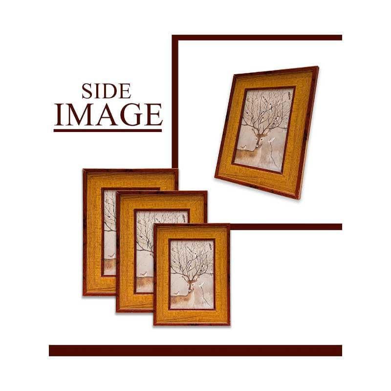 Buy Vintage Veneers Table Photo Frame - Set Of Three Photo Frames from Vaaree