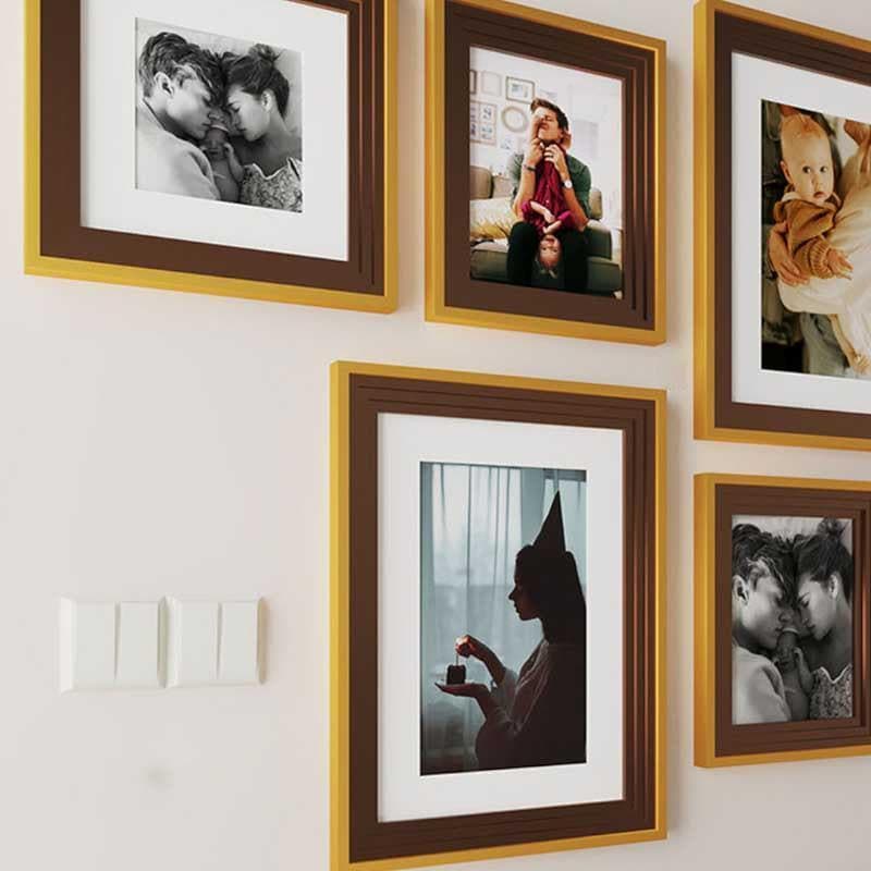 Buy Wall of Whimsies Wall Photo Frame - Set Of Six Photo Frames from Vaaree