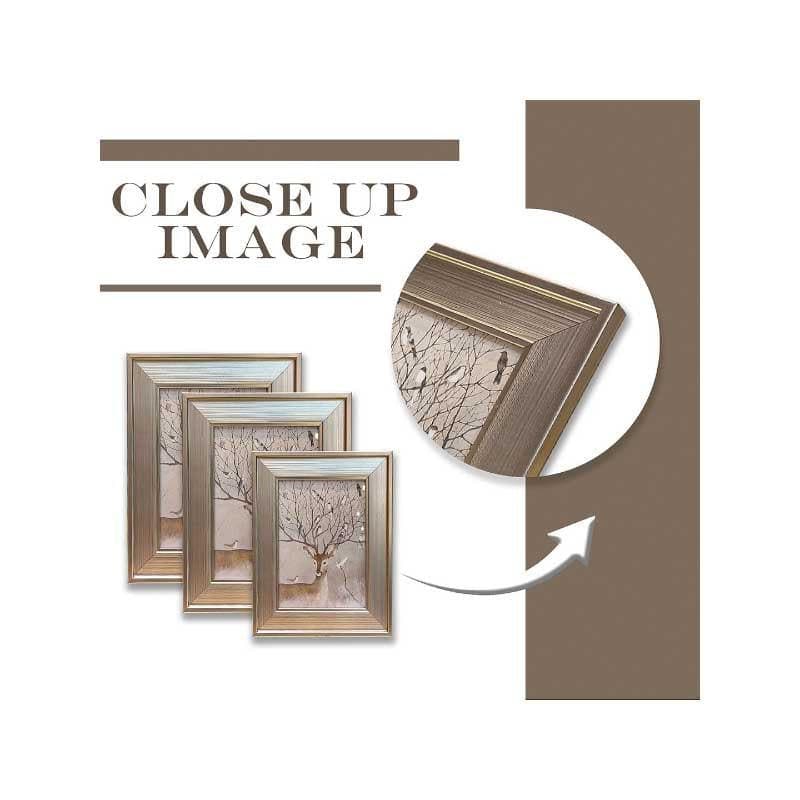 Photo Frames - Whittle Wonders Table Photo Frame - Set Of Three