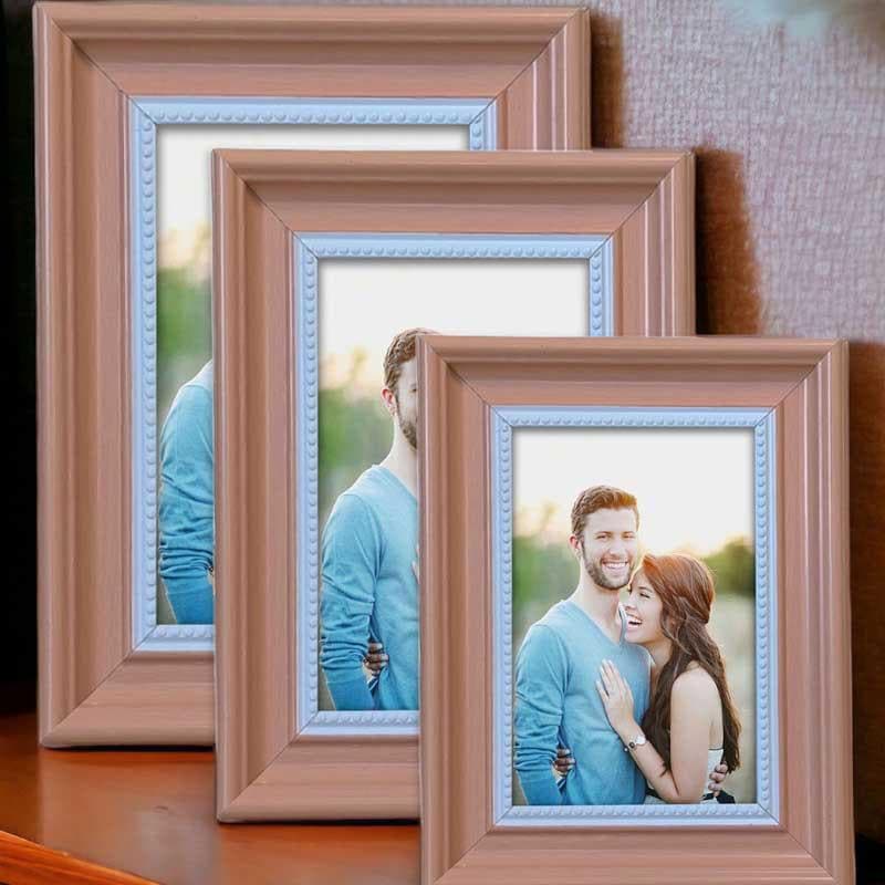 Buy Wooden Whispers Table Photo Frame - Set Of Three Photo Frames from Vaaree