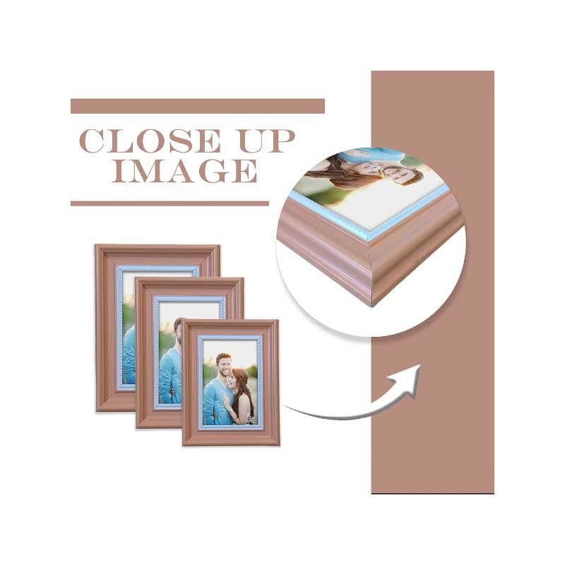 Buy Wooden Whispers Table Photo Frame - Set Of Three Photo Frames from Vaaree