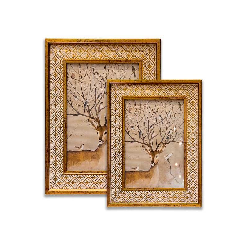 Photo Frames - Woodland Gems Table Photo Frame - Set Of Two