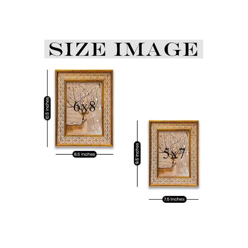 Photo Frames - Woodland Gems Table Photo Frame - Set Of Two