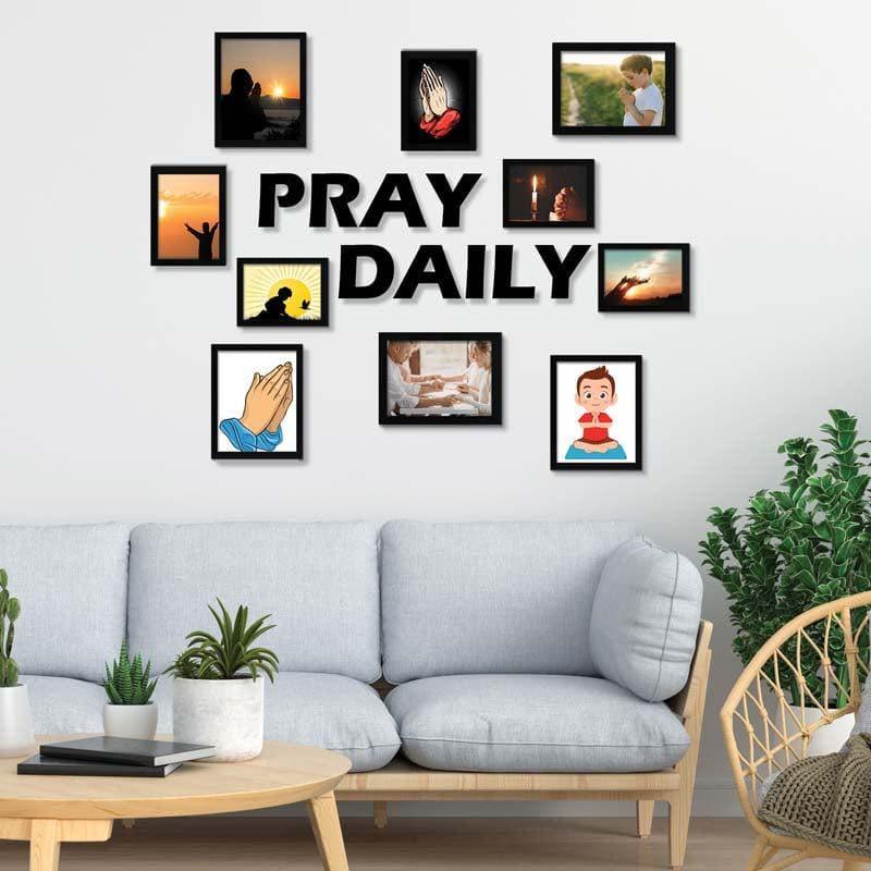 Buy Worship Photo Frame Collage - Set Of Ten Photo Frames from Vaaree