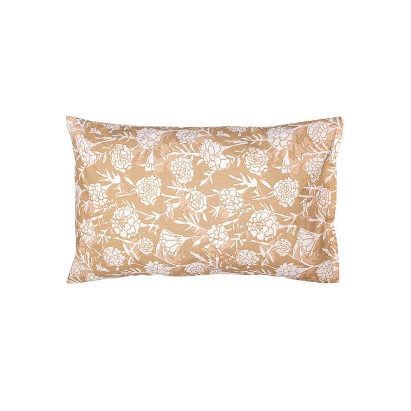 Buy Genda Phool Pillow - Beige Pillow Covers from Vaaree