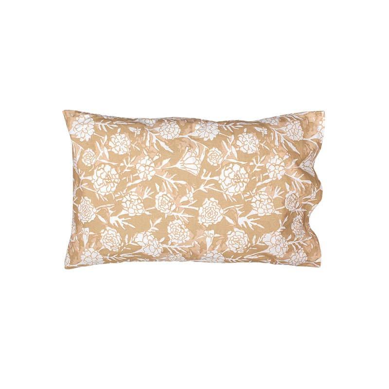 Buy Pillow Covers - Blossom Breeze Pillow Cover - Beige at Vaaree online