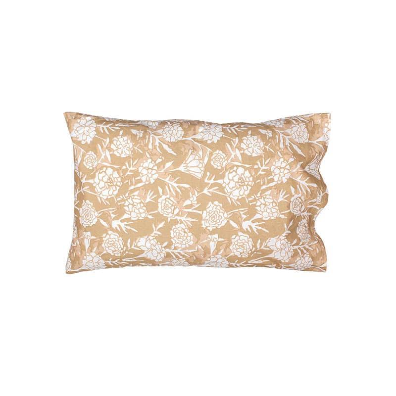 Buy Genda Phool Pillow - Beige Pillow Covers from Vaaree