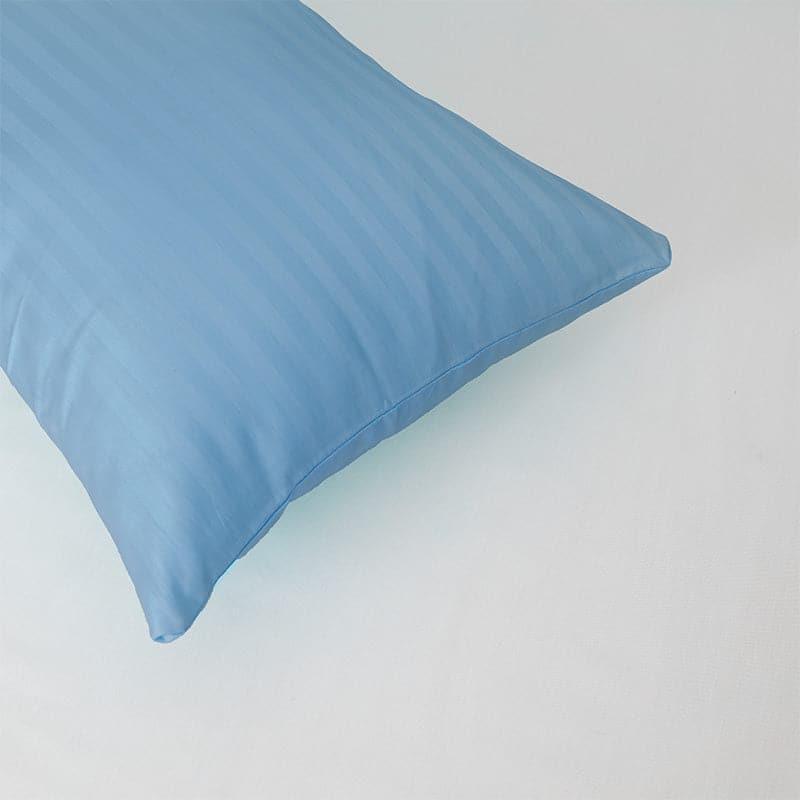 Buy Pillow Covers - Cornae Striped Pillow Cover (Jean Blue) - Set Of Four at Vaaree online