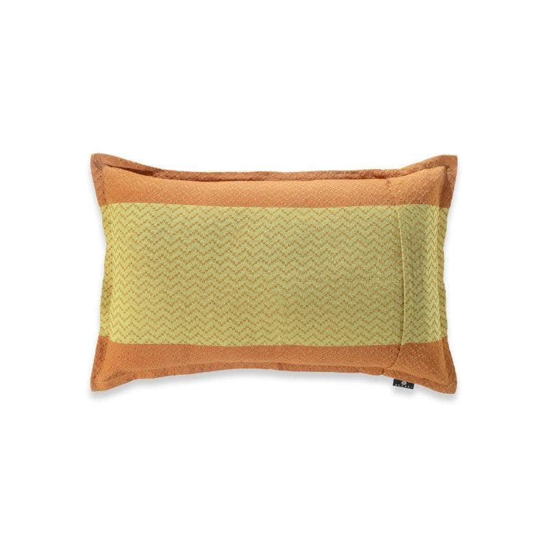 Buy Kairavi Pillow Cover (Orange) - Set Of Two Pillow Covers from Vaaree