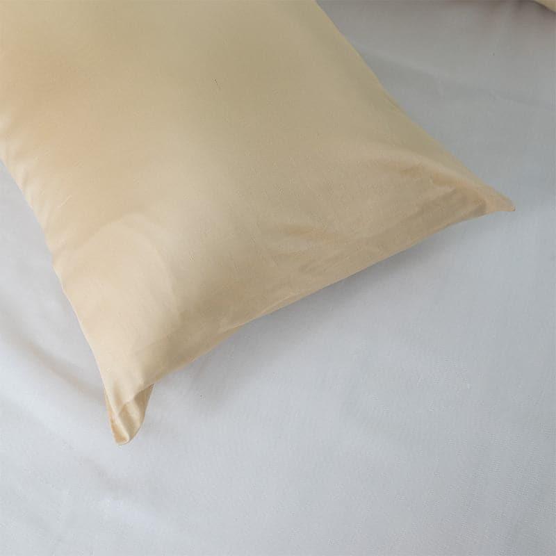 Buy Remy Solid Pillow Cover (Beige) - Set Of Four Pillow Covers from Vaaree