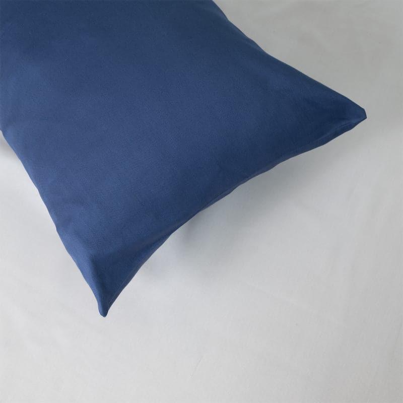 Buy Pillow Covers - Remy Solid Pillow Cover (Indigo) - Set Of Two at Vaaree online
