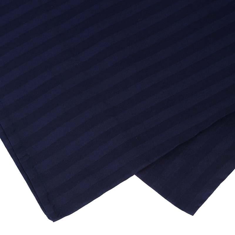 Buy Striped Wonder Pillow Cover (Navy Blue) - Set Of Two Pillow Covers from Vaaree