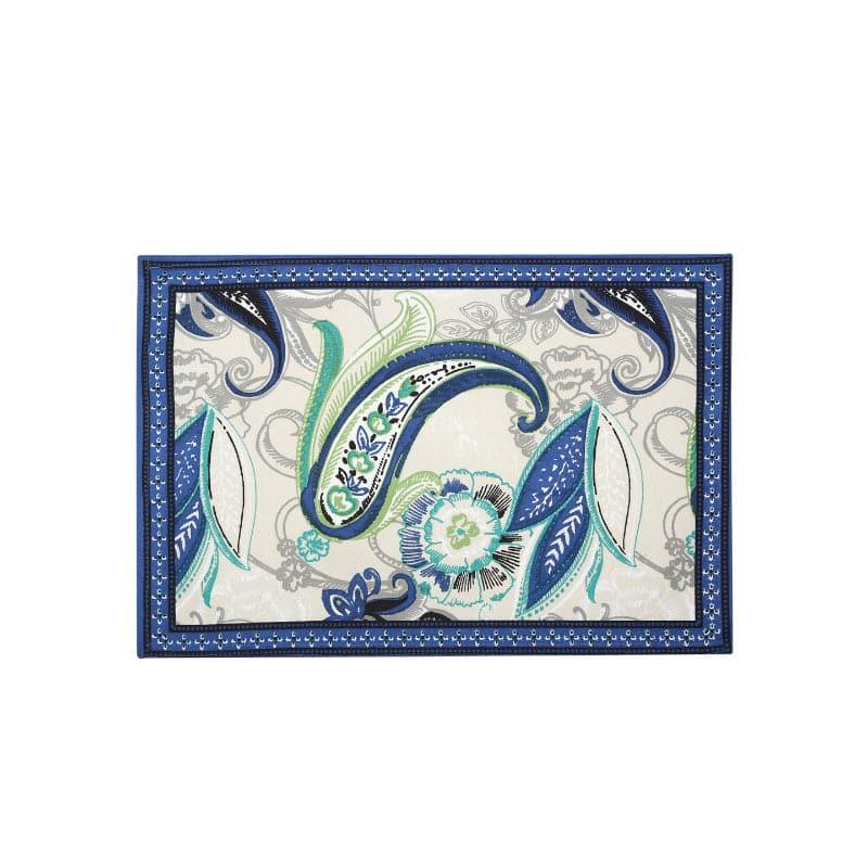 Table Mat - Blue Paisley Table Mat - Set Of Six