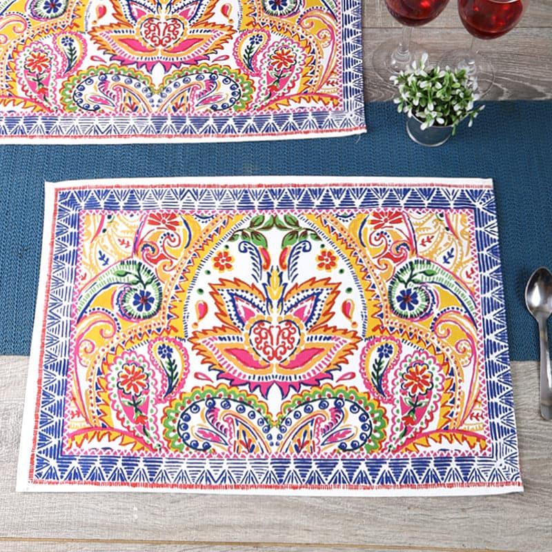 Buy Over The World Table Mat - Set Of Six Table Mats from Vaaree