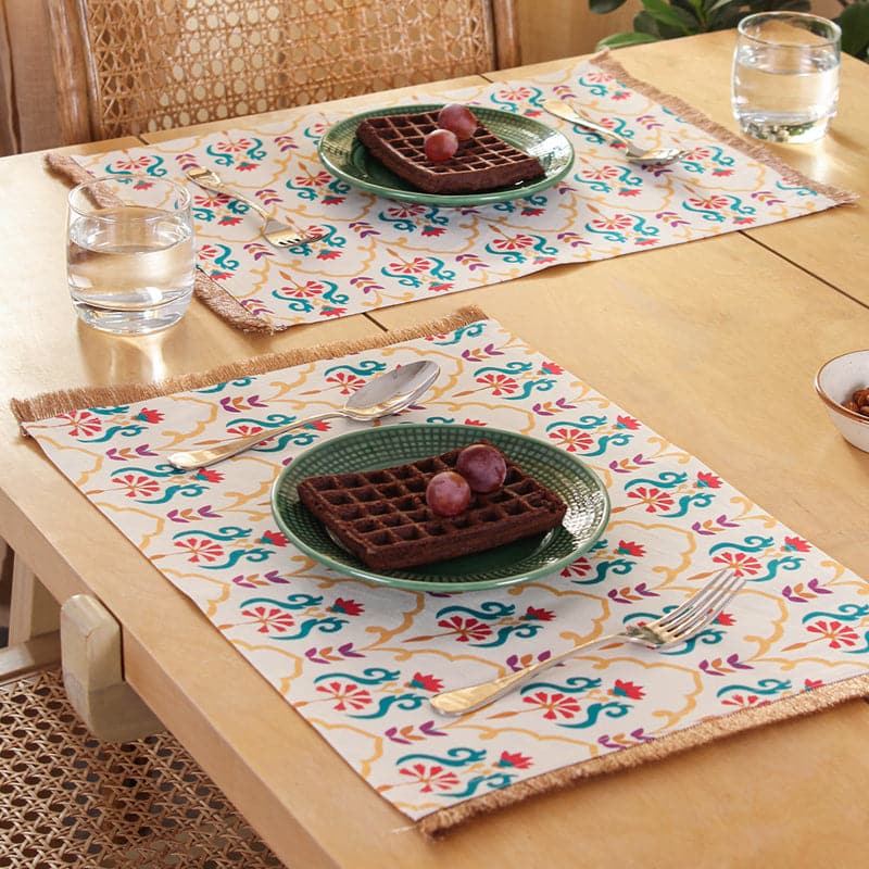 Table Mat - Kusuma Ethnic Placemat - Set Of Two