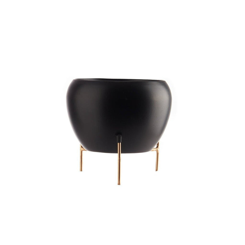 Buy Domena Metal Planter - Black Planter Stand from Vaaree