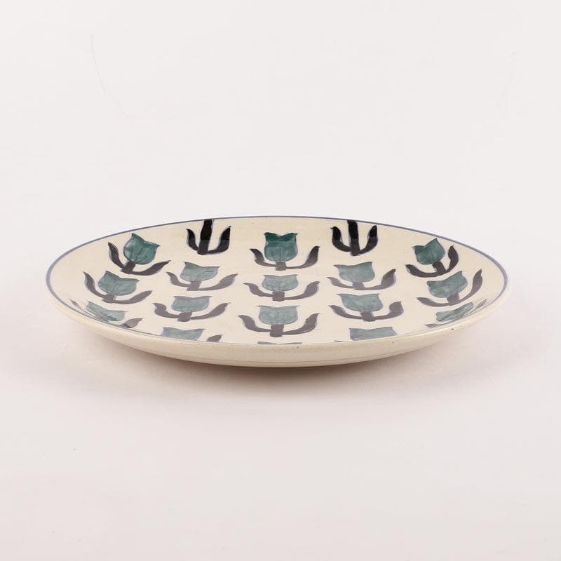 Buy Lale Dinner Plate & Bowl - Set Of Three Plate & bowl from Vaaree