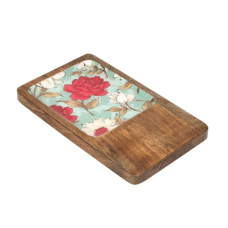 Buy Aimee Floral Serving Tray Platter from Vaaree