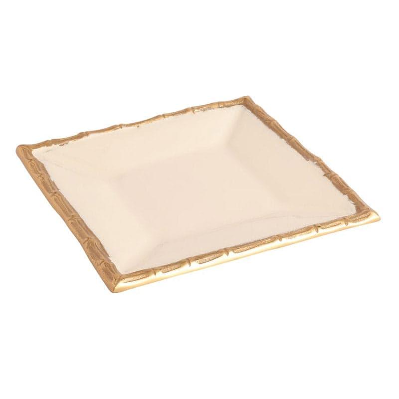 Buy Arianne Aluminium Platter - Gold Platter from Vaaree