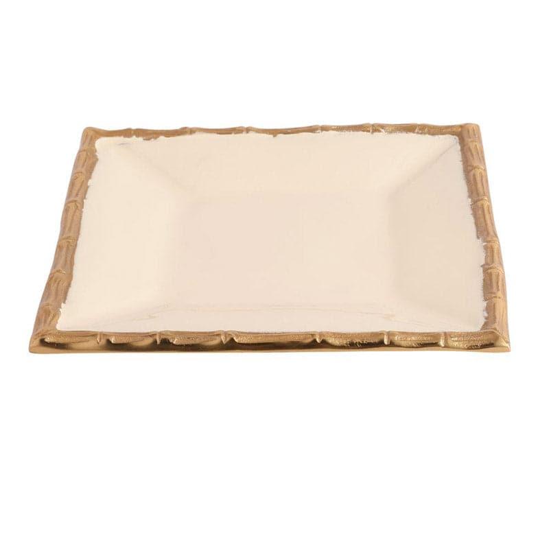 Buy Arianne Aluminium Platter - Gold Platter from Vaaree