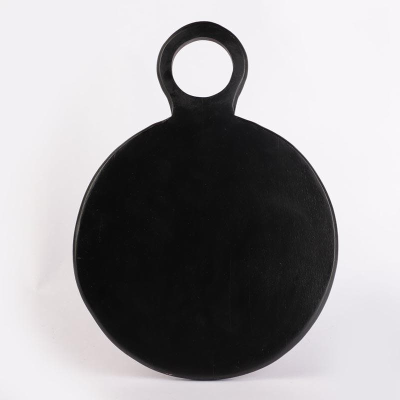 Platter - Bosca Circular Wooden Serving Platter - Black