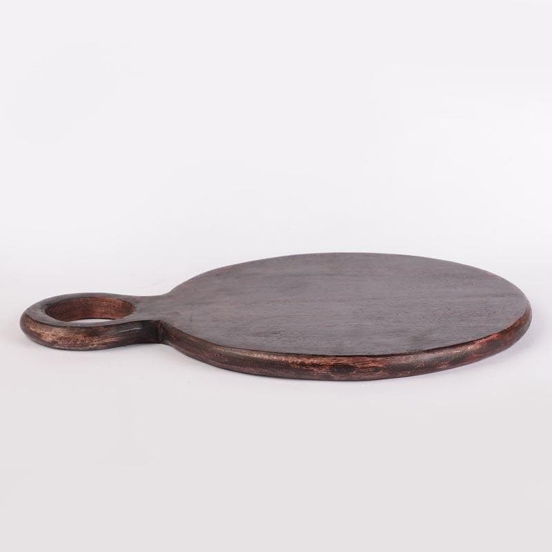 Platter - Bosca Circular Wooden Serving Platter - Brown