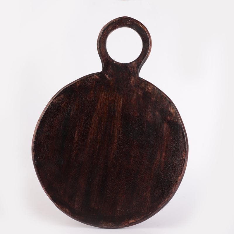 Platter - Bosca Circular Wooden Serving Platter - Brown